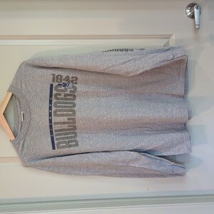 Citadel Bulldogs Long Sleeve Shirt Unisex Large Gray